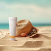 Crème Solaire Teintée - Geno Biotic SPF50 Couleur Beige Clair - Convient aux Peaux Grasses et Mixtes (Lot de 2)