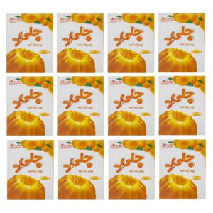 Pack de Poudre de Gelée Halal Mélangée par Jelid Deraje, 100 gr (x12)