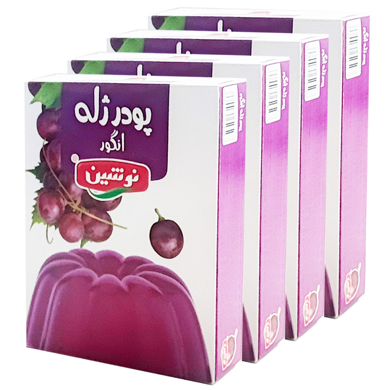 Ensemble de Poudre de Gelée Halal par Nooshin, 100 gr (x4)