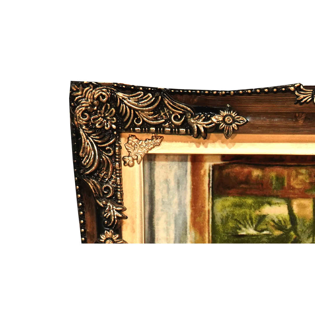 Tapis persan figuratif noué à la main de Sardrud représentant Attributiert par Rudolf Eichstaedt