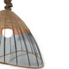 Suspension tissée fabriquée à la main – Lumière de plafond en chanvre rustique