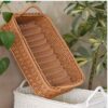 Panier en osier tissé à la main avec poignée - Mélange parfait de charme rustique