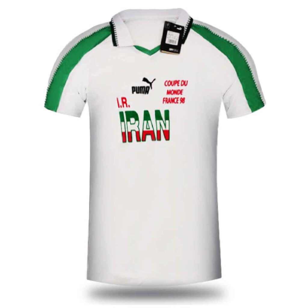 Maillot Domicile Iran 1998 pour les Fans de Football – Revivez l'Excitation de la Coupe du Monde