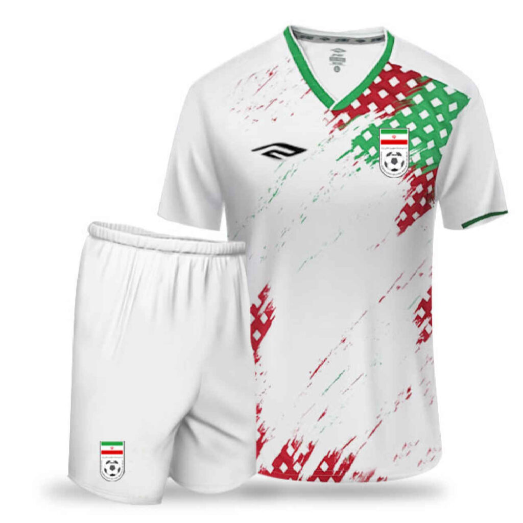 Maillot et Short de l'Équipe Nationale de Football d'Iran - Montrez Votre Soutien avec le Kit Iran FC