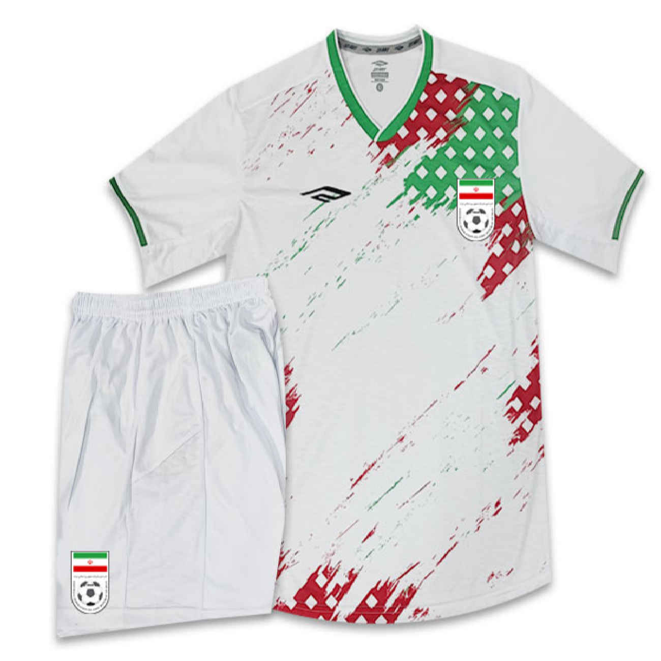 Maillot et Short de l’Équipe Nationale de Football d’Iran – Montrez Votre Soutien avec le Kit Iran FC