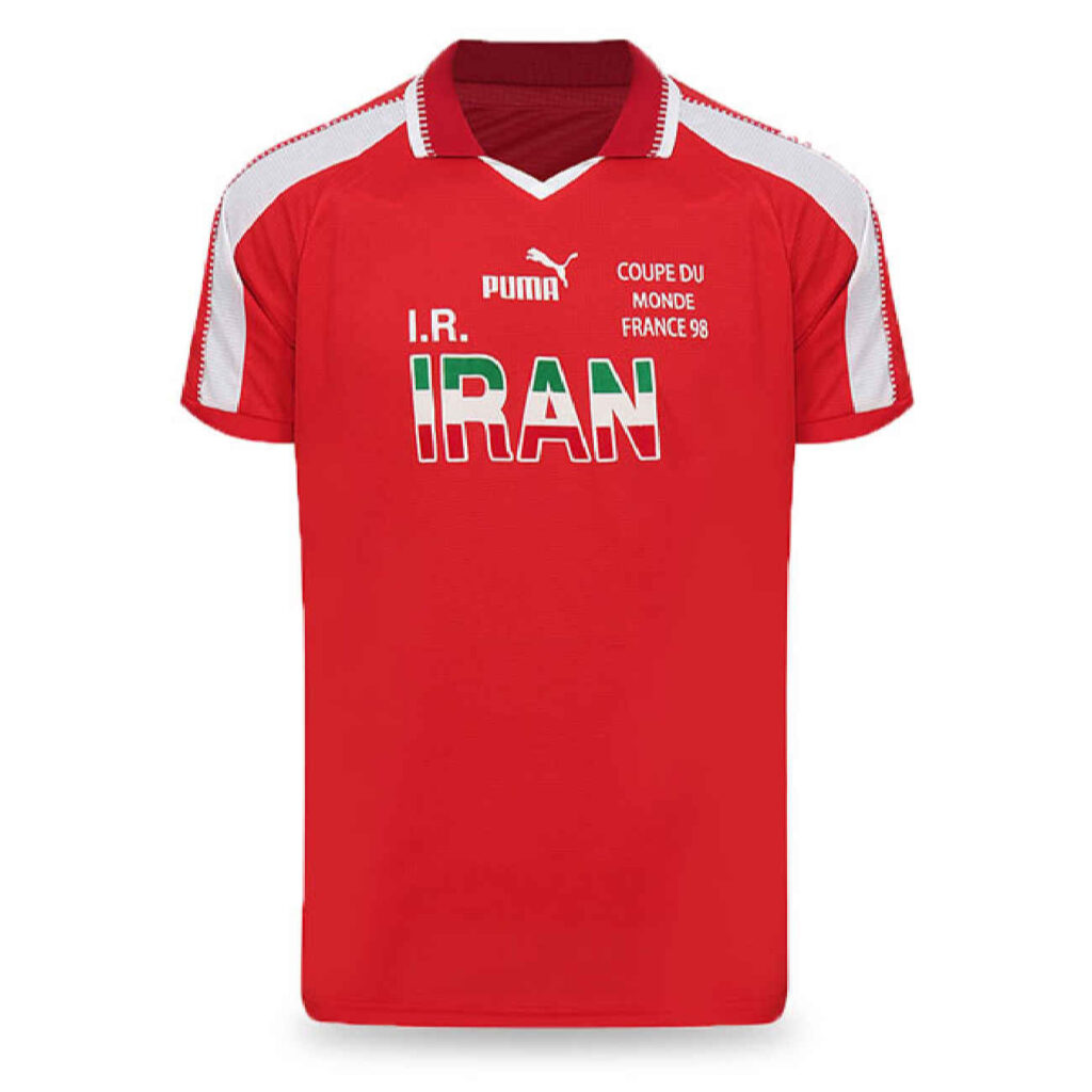 Maillot Classique Iran National 1998 – Pour les Fans et les Collectionneurs