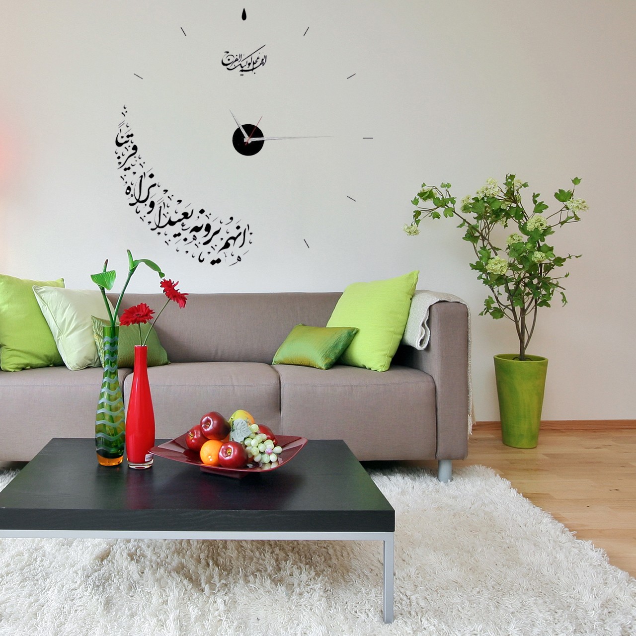 Horloge Murale Islamique 3D DIY – Design Minimaliste Inspiré par l’Attente de l’Imam Mahdi