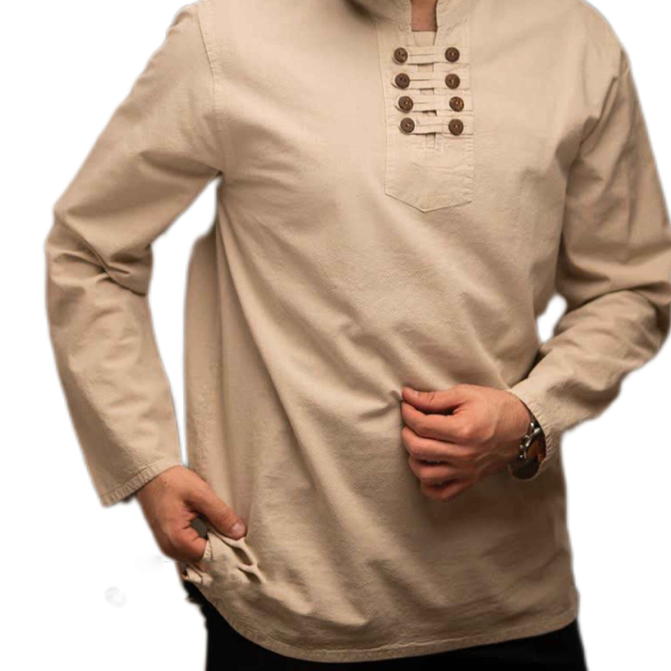 Tunique islamique pour hommes musulmans – Idéale pour les occasions quotidiennes et formelles