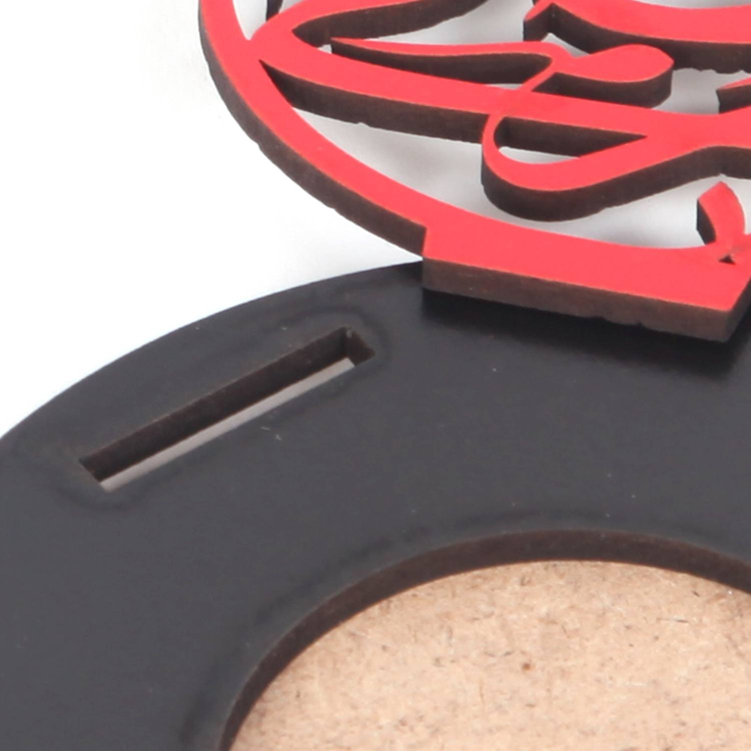 Porte-bougie en bois islamique – Design Ya Hasan Askari (A.S)