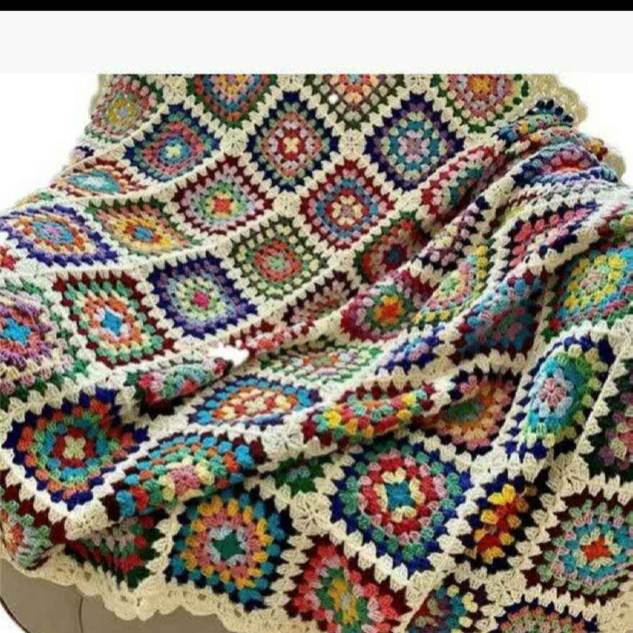 Couvre-lit crocheté chic et confortable – Parfait pour une transformation de chambre