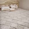 Couvre-lit crocheté doux et élégant – Idéal pour toutes les saisons et la chambre