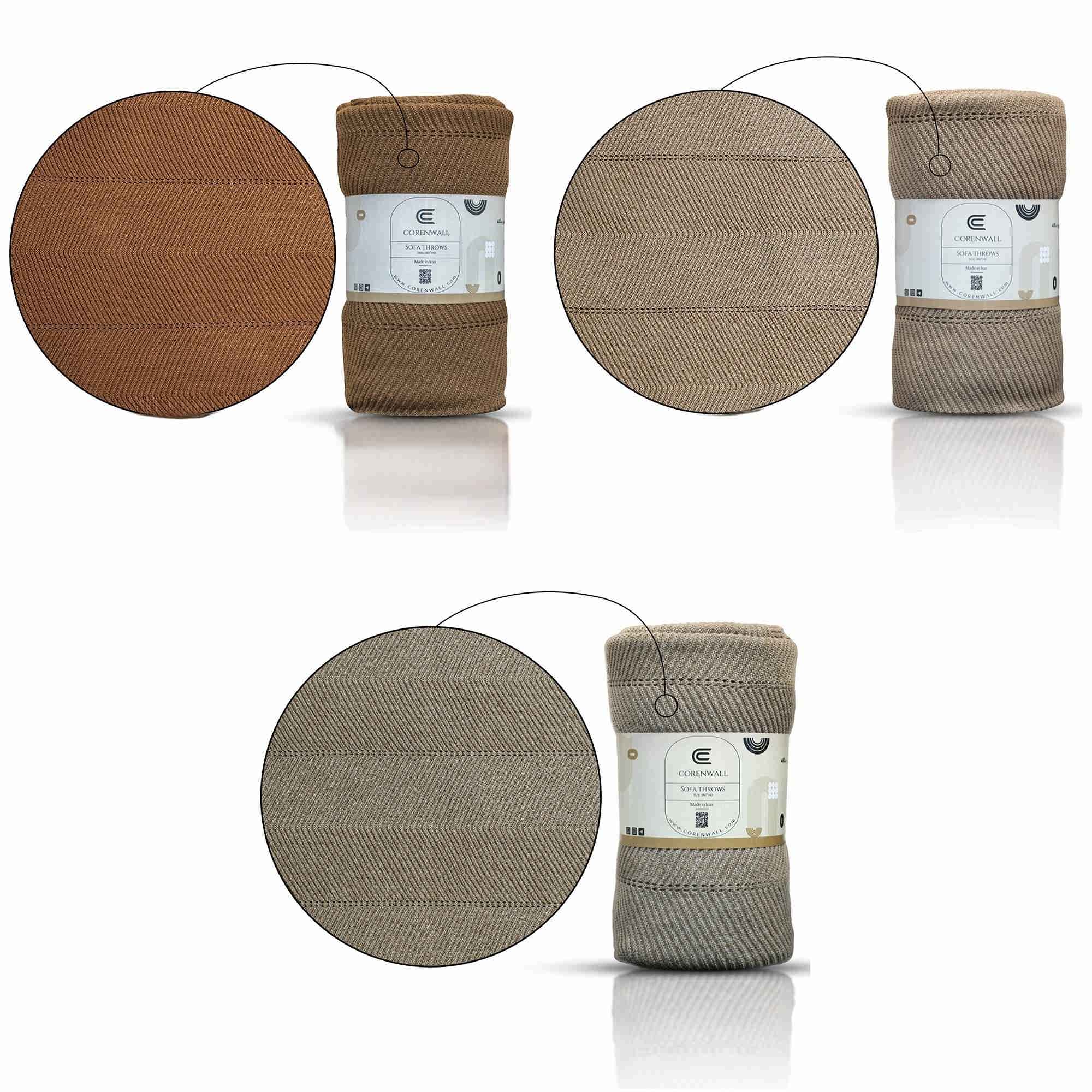 Plaid Tricoté Épais – Élégant pour Salon et Chambre