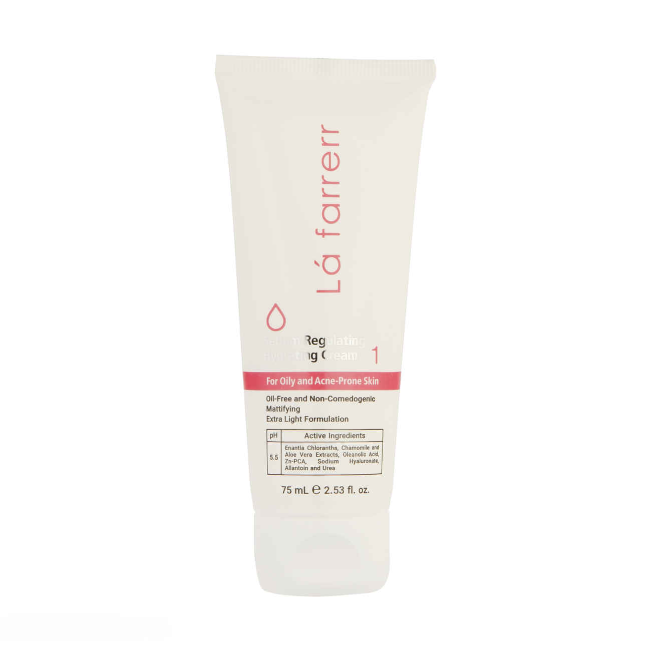 Crème Hydratante La Farrerr 1 Convient aux Peaux Grasses et Sujette à l'Acné, 75 ml