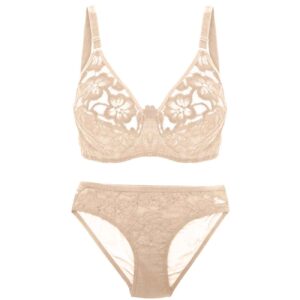 Ensemble soutien-gorge et culotte en dentelle – Charme intemporel & élégant