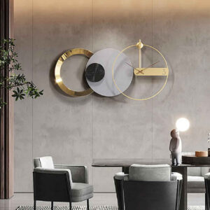 Ensemble moderne d’horloges murales en 3 pièces décoratif silencieux et sans tic-tac