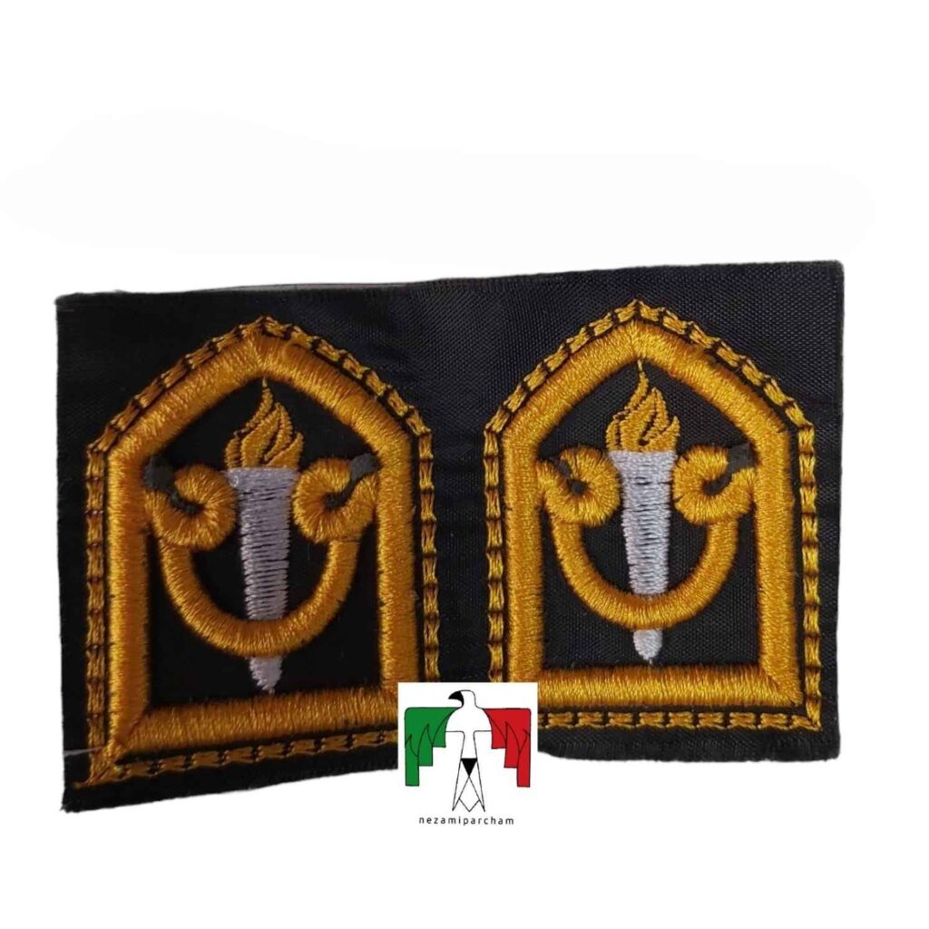 Insigne militaire FARAJA Renseignement – Émblème unique avec fond noir