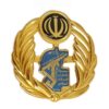 Insigne militaire – Insigne métallique de casquette de l’IRGC pour collectionneurs et passionnés