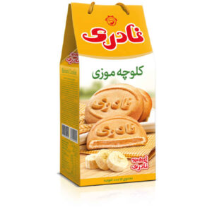 Naderi Koloocheh Biscuits Persans Tamponnés à la Banane – Pack de 12 (x6) – 3900g