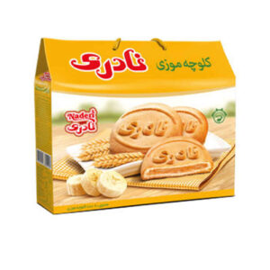 Naderi Koloocheh Biscuits Persans Tamponnés à la Banane – Pack de 20 (x3) – 2700g