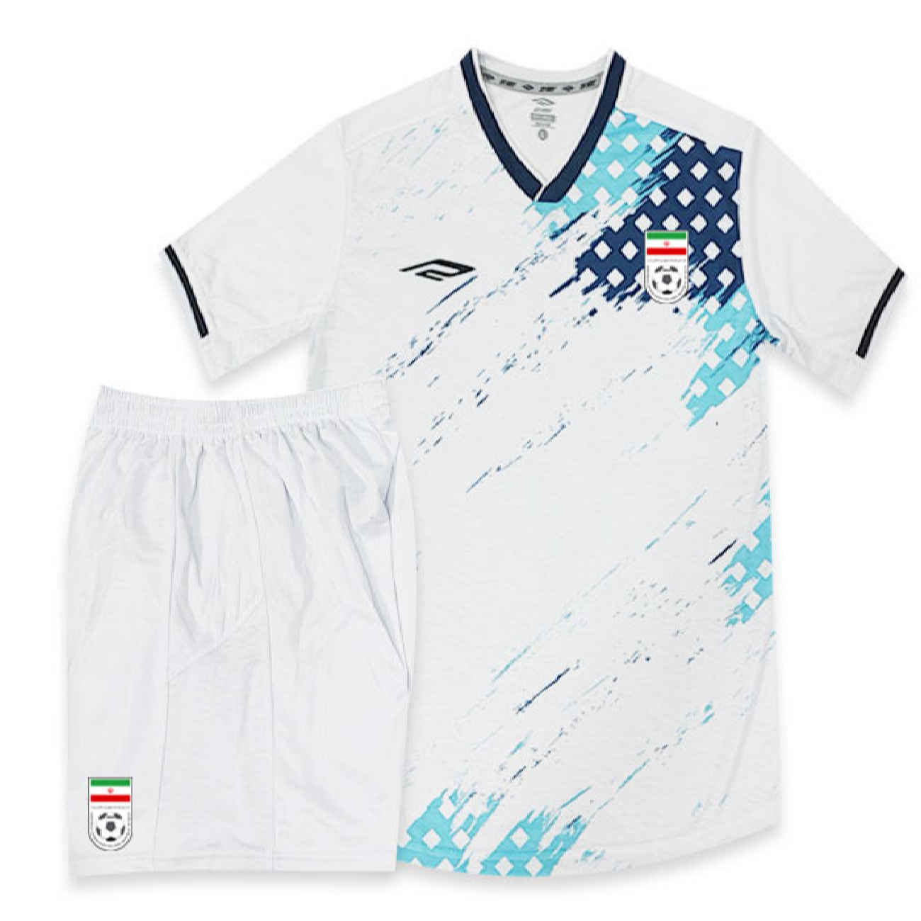 Maillot et Short Officiel de l’Équipe Nationale de Football d’Iran – Adapté aux Fans