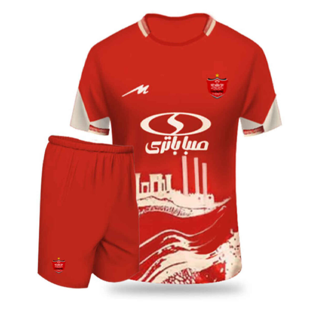 Maillot Domicile Officiel Persepolis FC 2023/2024 – Kit Authentique de Football pour les Fans