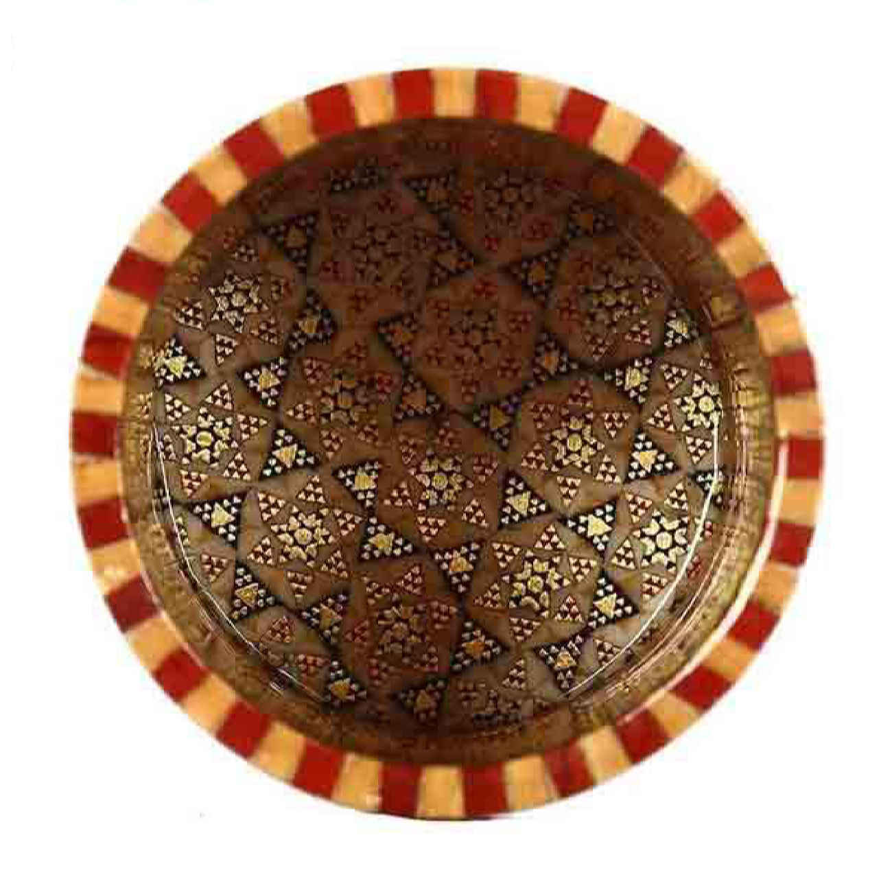 Précision Artisanale – Porte-stylo en Bois Khatam Kari Persan pour Bureaux