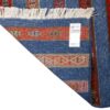 Tapis de Couloir Kilim Persan en Laine Authentique Tissé à la Main à Golestan Rayé