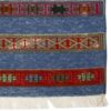 Tapis de Couloir Kilim Persan en Laine Authentique Tissé à la Main à Golestan Rayé