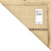 Tapis runner Kilim persan en laine tissé à la main dans le Fars, rayé crème