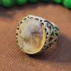 Bague en argent pour homme avec pierre Agate Modèle Shajar