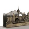 Accessoires organiseur de bureau en métal perse avec design Iran