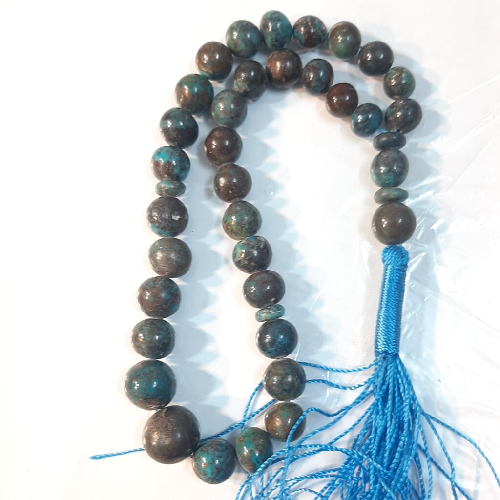 Chapelet turquoise de Neyshabur – 33 perles de prière
