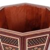Corbeille à papier Khatamkari persane – Luxe artisanal pour votre intérieur