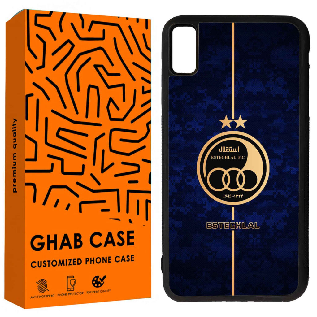 Coque de téléphone avec design Esteghlal – Compatible avec Apple iPhone XS MAX / X MAX