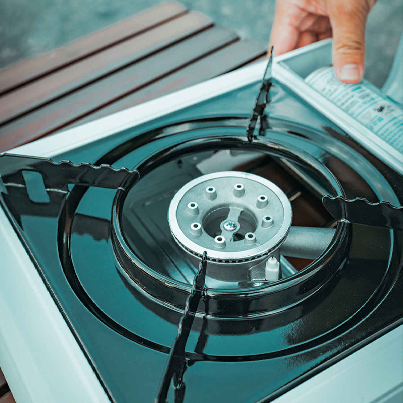 Mini Réchaud à Gaz Camping pour Cuisine en Plein Air – Portable et Efficace