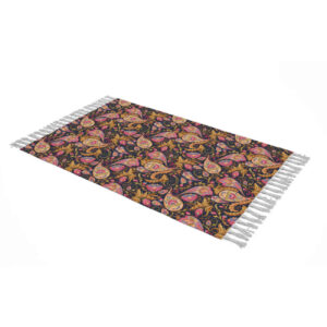 Plaid pour Canapé Motif Cachemire – Parfait pour Ajouter du Style à votre Intérieur
