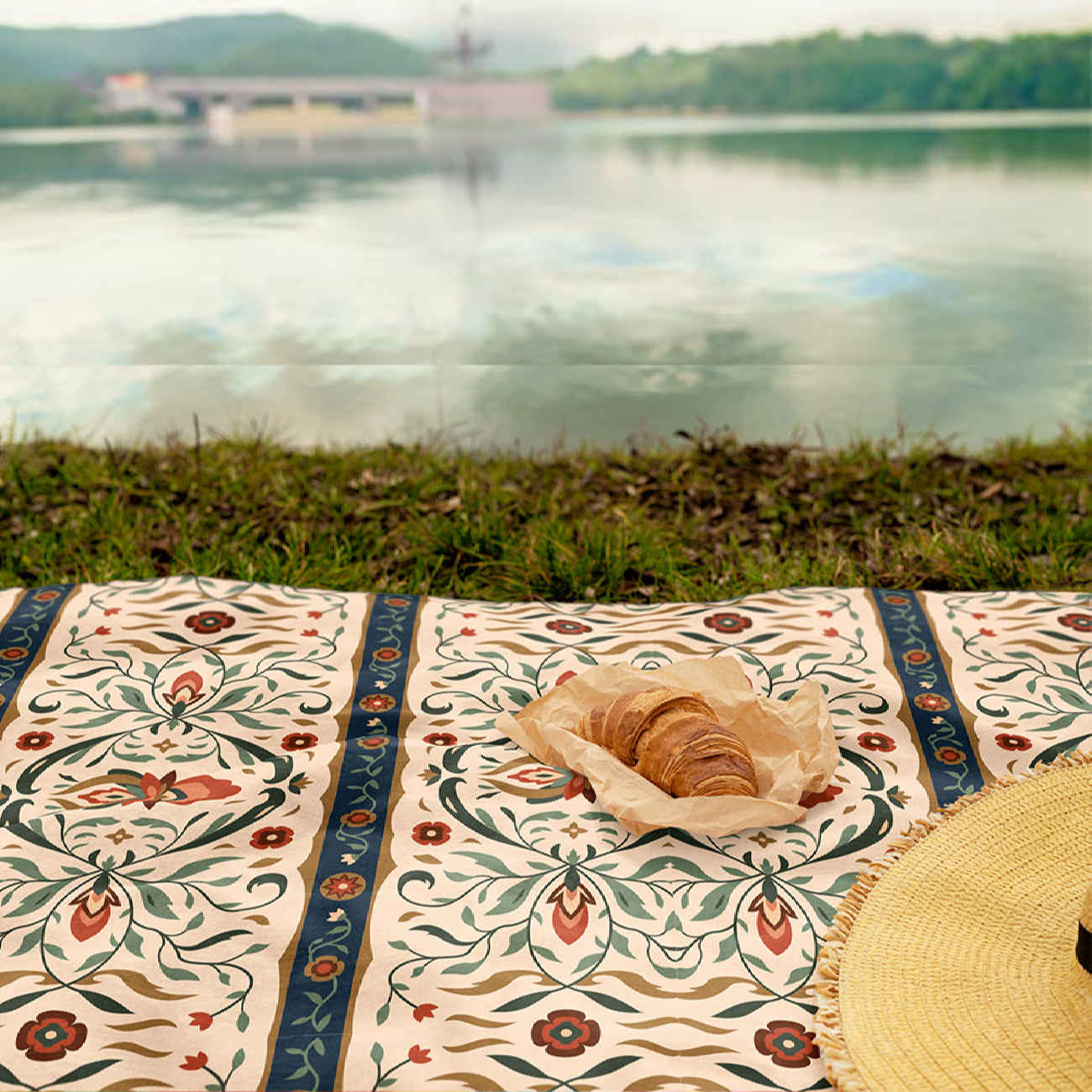 Plaid pour Canapé au Motif Vintage – Idéal pour la Déco du Salon