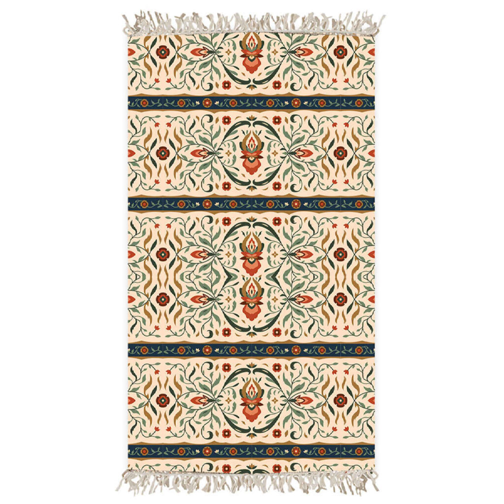 Plaid pour Canapé au Motif Vintage – Idéal pour la Déco du Salon