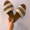 Sandales Macramé Stylées - Parfaites pour une Tenue Décontractée, des Vacances et une Utilisation Quotidienne