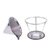Cafetière à filtre V60 - Filtre à café métallique pour préparer à la maison et au bureau