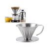 Cafetière à filtre V60 - Portable et en acier pour un brassage précis et manuel