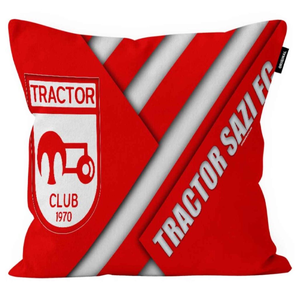 Housse de coussin en velours - Design Tractor FC pour les amoureux du football