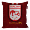 Housse de coussin en velours - Design Tractor FC pour les supporters du football