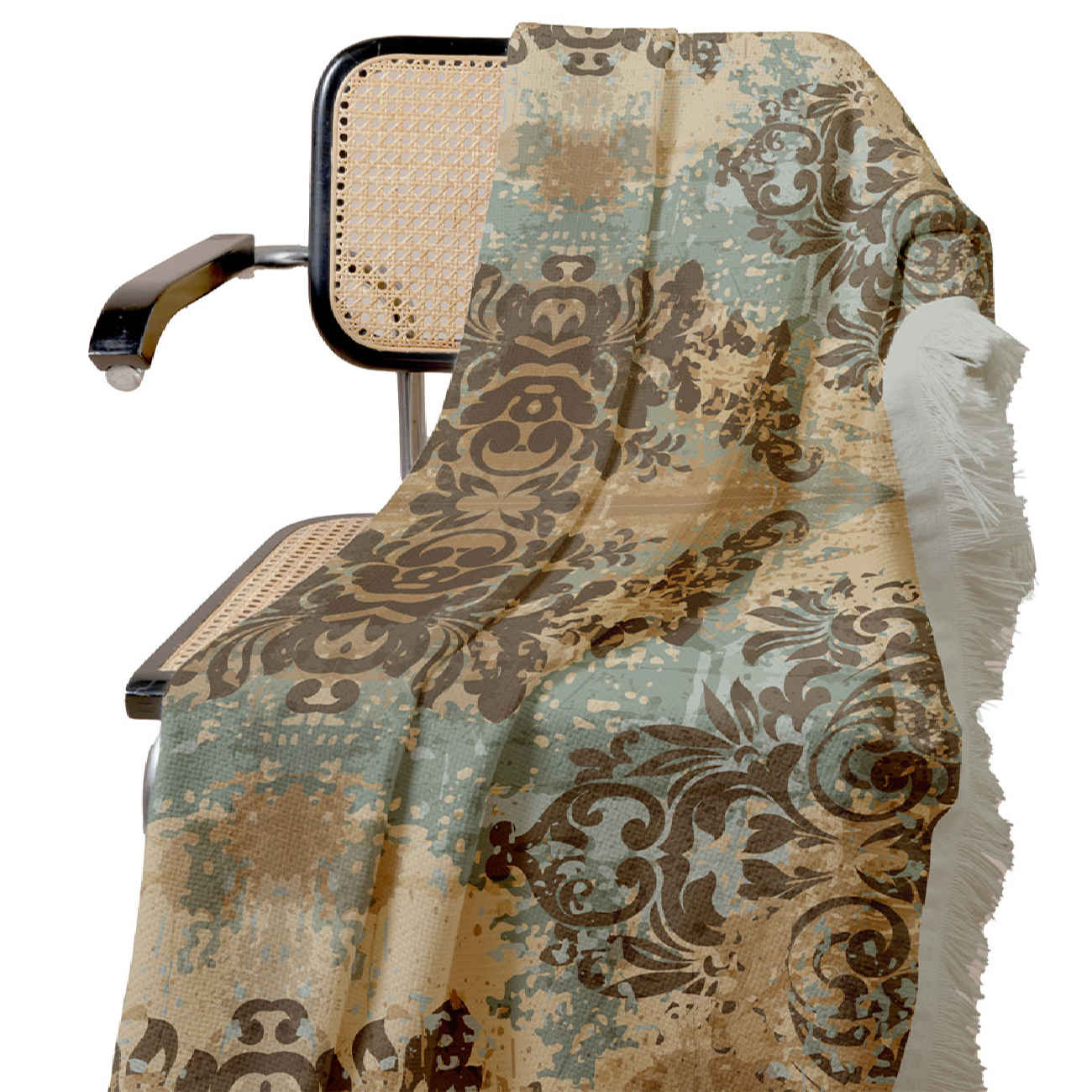 Plaid en Velours pour Canapé au Motif Vintage – Léger, Chaud & Parfait pour se Blottir