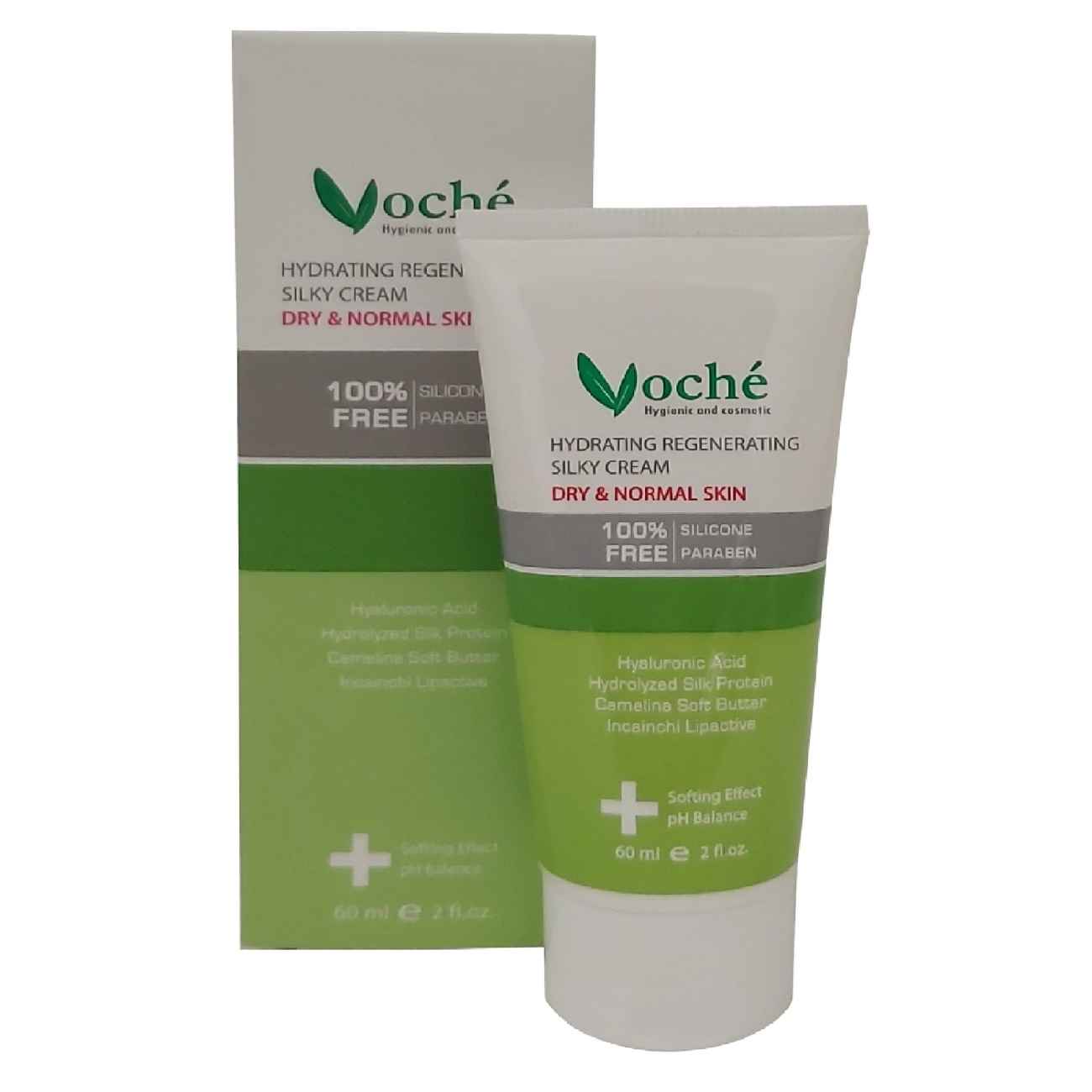 Crème Hydratante Voché Convient pour Peau Sèche et Sensible, 60 ml (pack de 2)