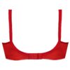 Ensemble soutien-gorge et culotte pour femmes, modèle satin printanier en rouge