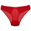 Ensemble soutien-gorge et culotte pour femmes, modèle satin printanier en rouge