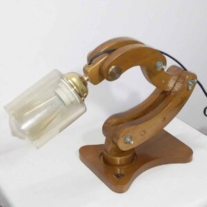 Lampe de bureau en bois élégante et réglable – Solution d’éclairage idéale pour le travail et l’étude