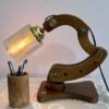 Lampe de bureau en bois élégante et réglable – Solution d'éclairage idéale pour le travail et l'étude