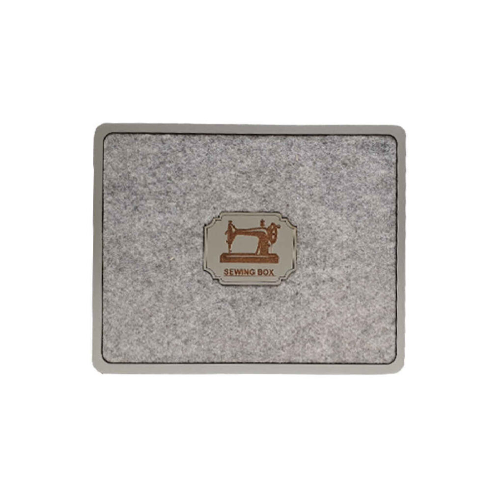 Kit de couture en bois gris – Outils essentiels pour couturières